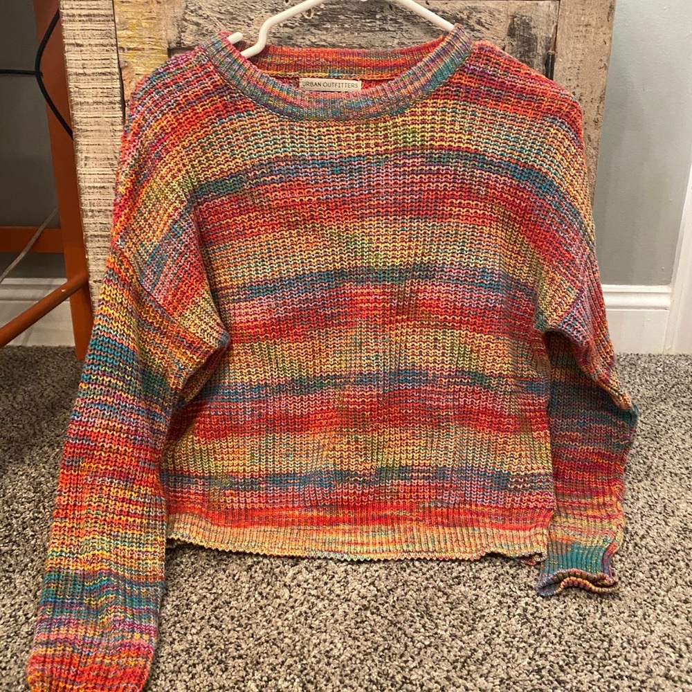 Urban Outfitters rainbow sweater NWOT